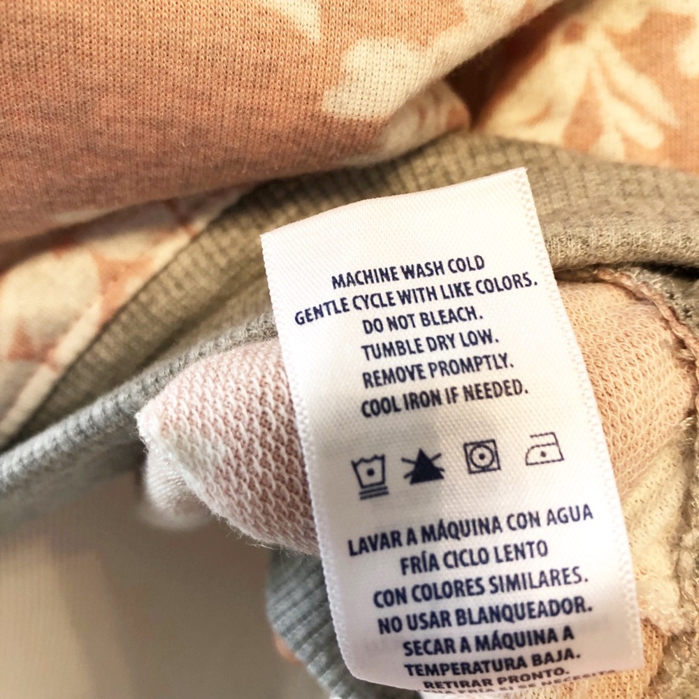 Splendid Heathered Pink Floral Sweatshirt - Picture 6 of 6